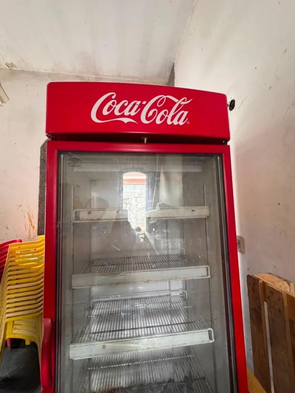 Freezer Coca-cola