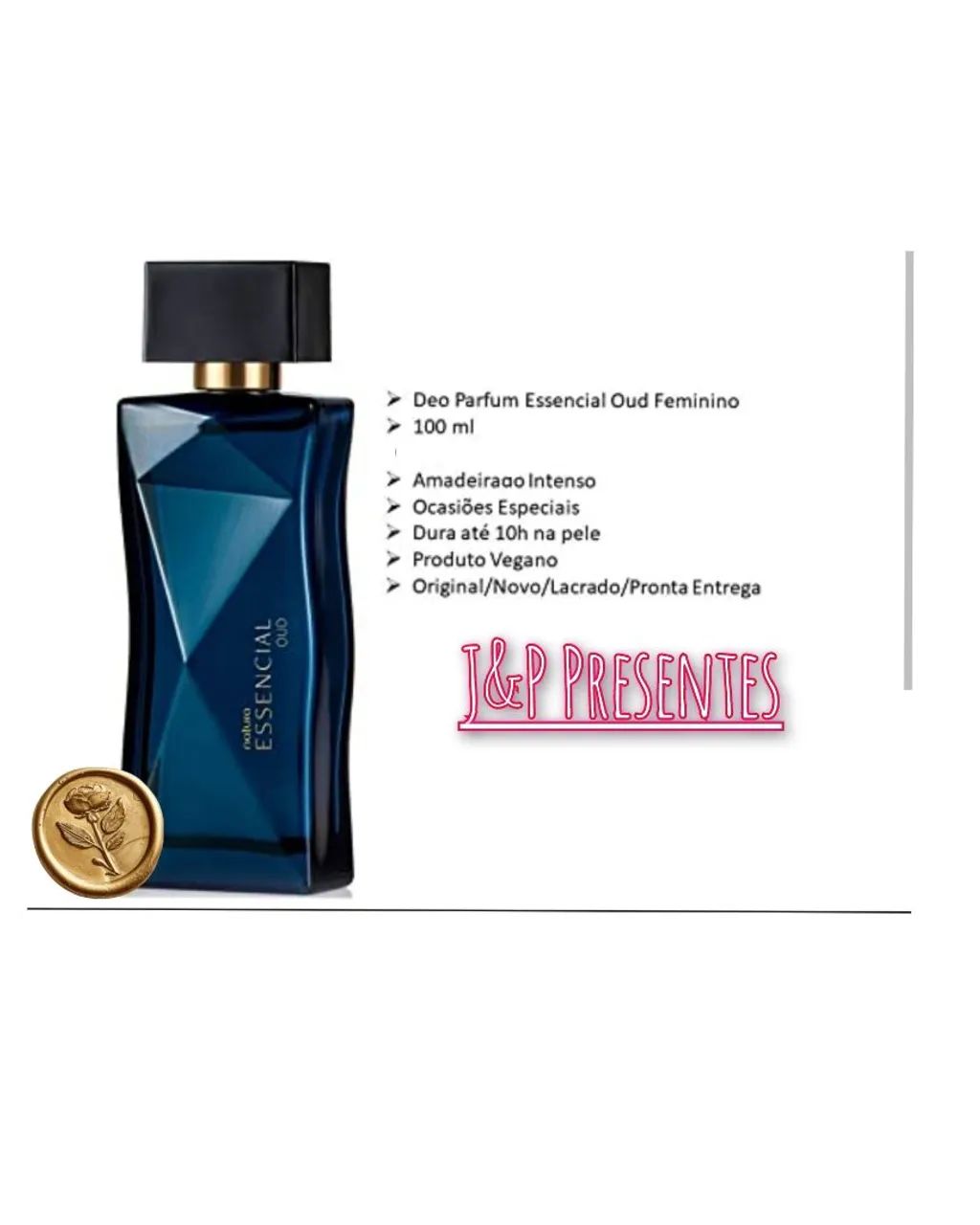 Perfume Feminino Essencial Oud - Árabe 100 ml