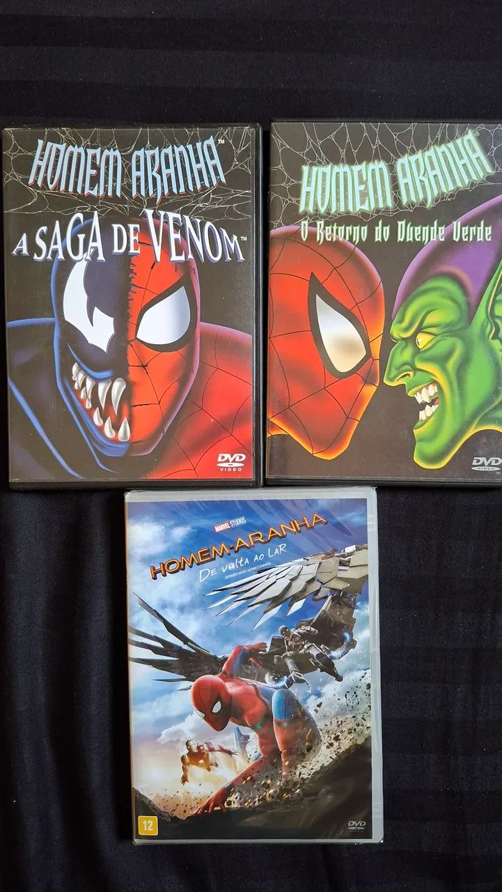 DVDs Desenho e filme Homem-Aranha 