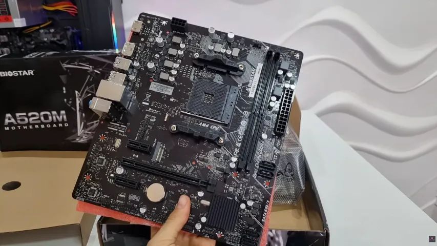PLACA MÃE AM4 A520MT BIOSTAR REV 6 - Foto 3