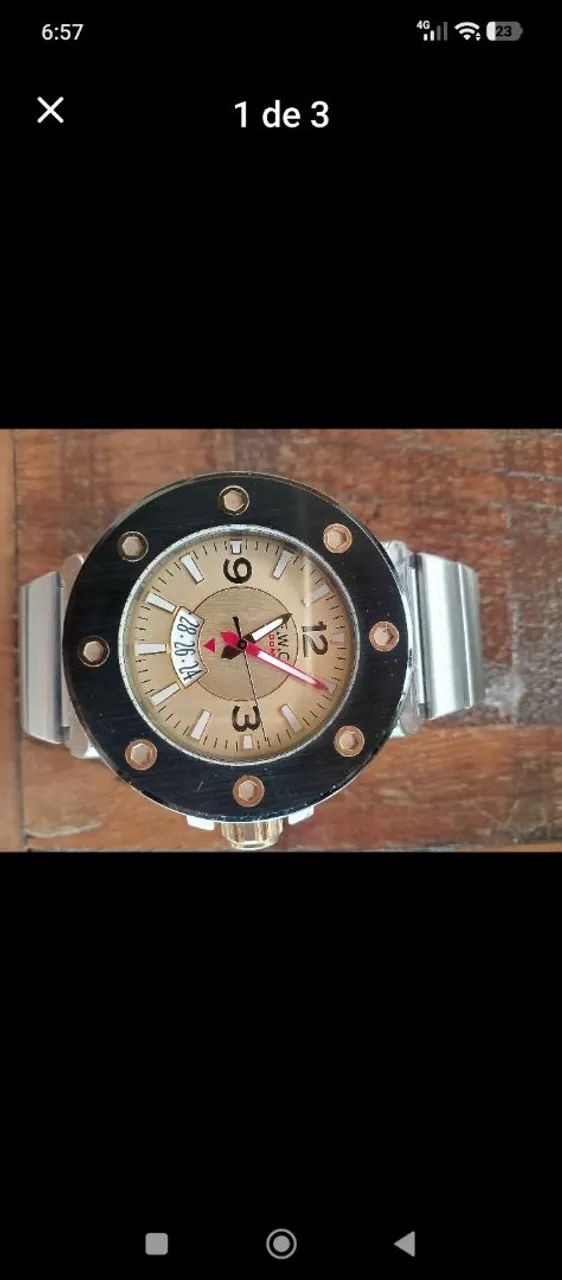 Relógio E.W.C Masculino Elegance Gold - Emt14176-5