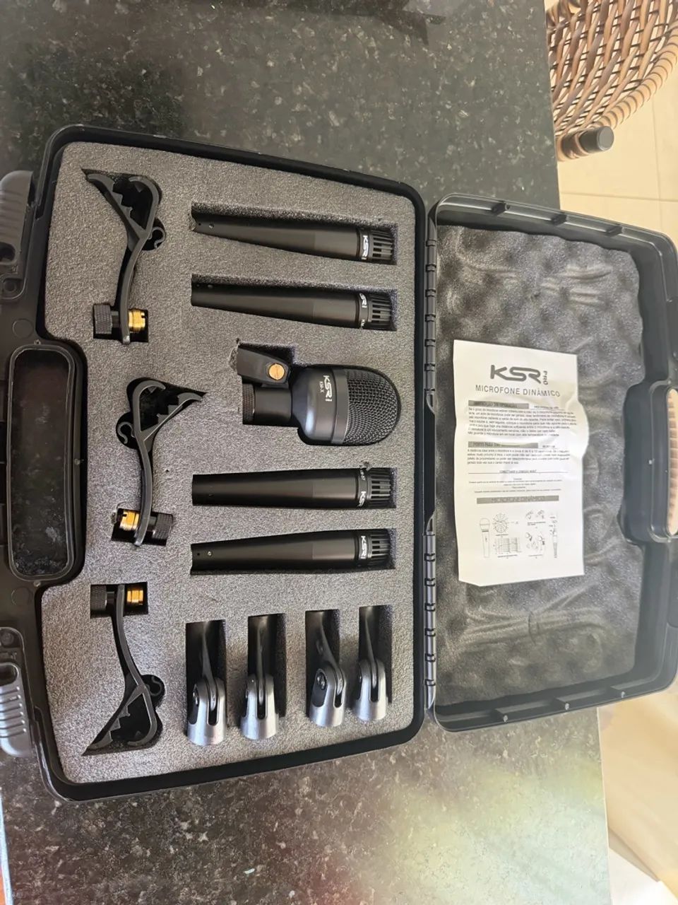 Kit microfone de bateria - Foto 2