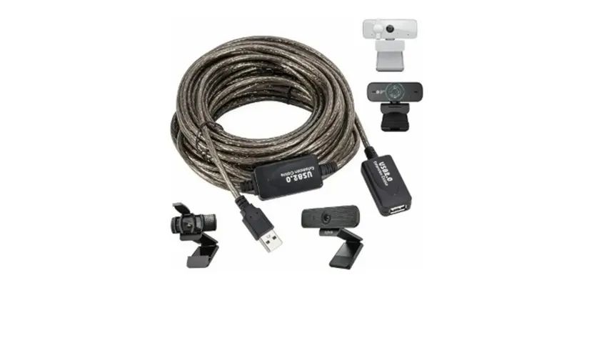Extensor Usb Para Webcam Full Hd Logitech Lenovo Hp 5 Metros