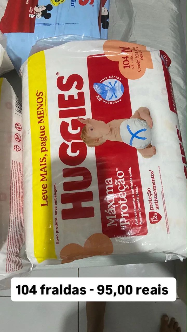 Fralda Huggies M 