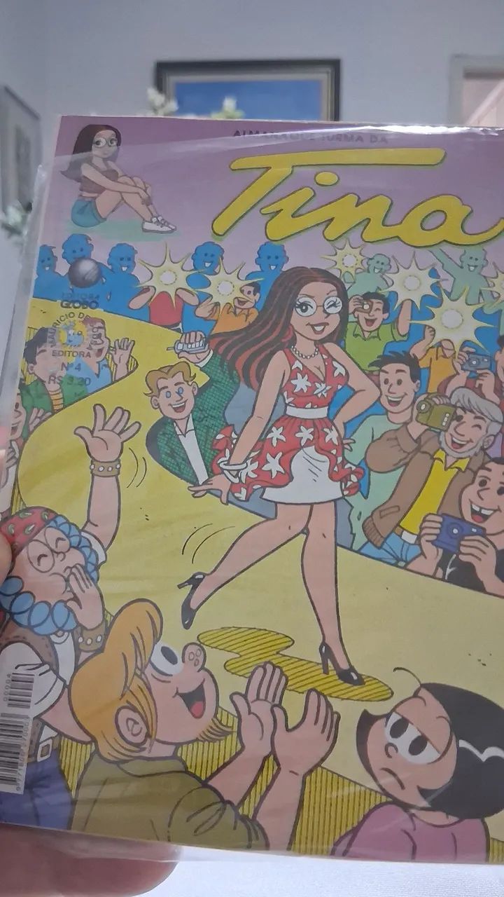 Combo revista Almanaque Turma da Tina editora Globo #1 e # 4 - Foto 2