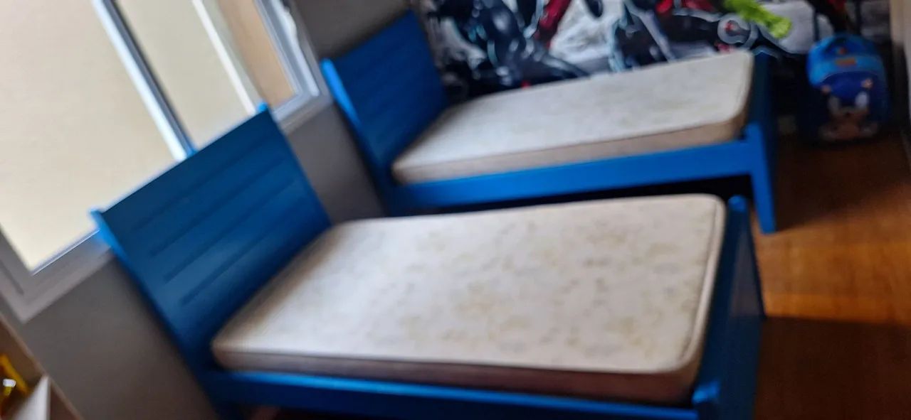 Vendo camas infantil com colchão  - Foto 4