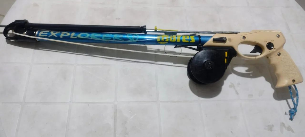 Arbalete Arpão Mares Explorer 50 com Elástico Novo - Foto 5