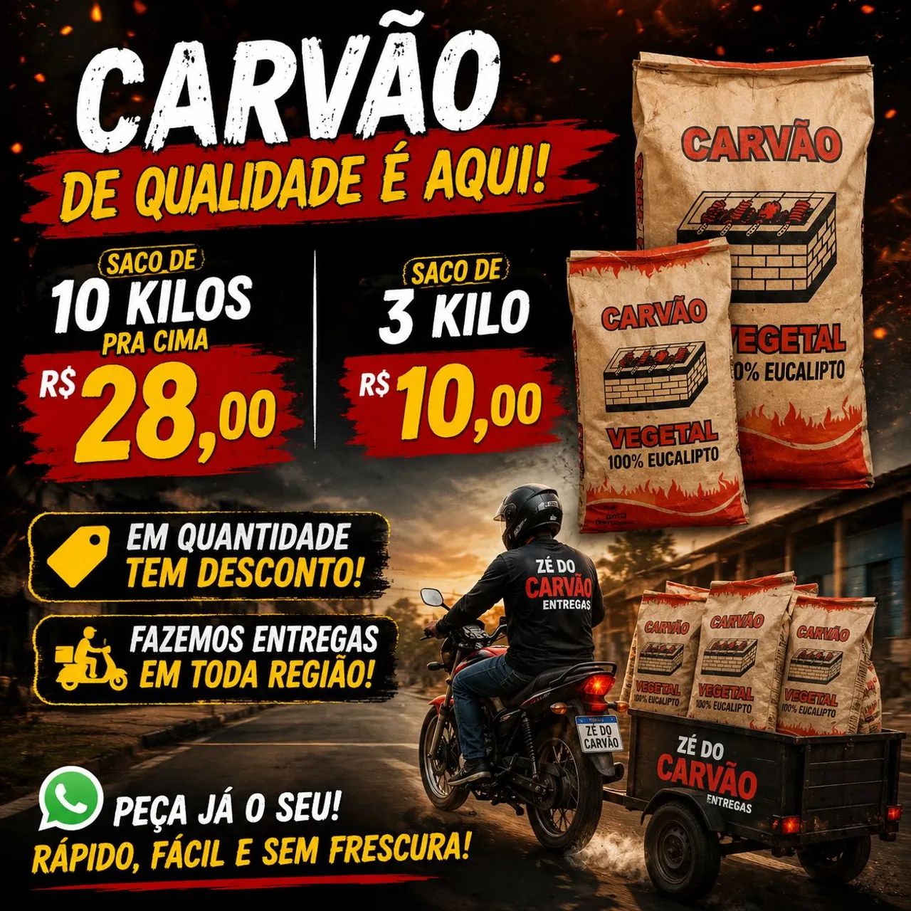 CARVAO bom e barato. 