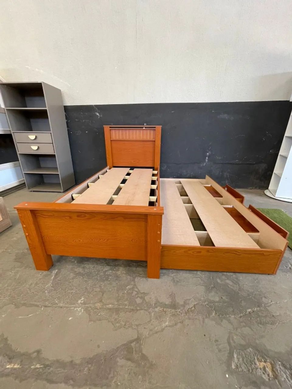 CAMA DE SOLTEIRO COM 2 GAVETAS ? LINDA E FUNCIONAL! - Foto 4