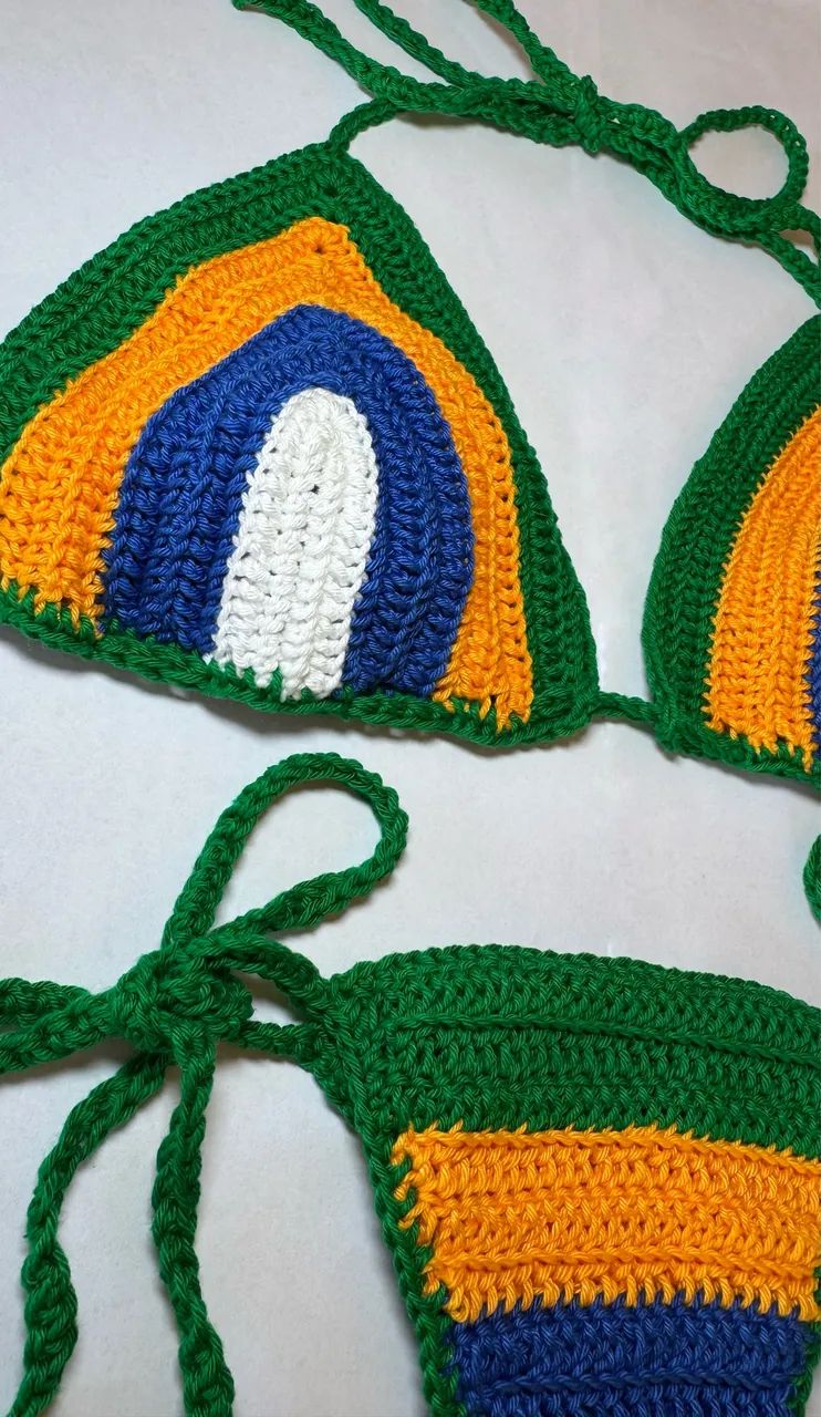 Biquíni do Brasil em crochê fabricação própria  - Foto 4