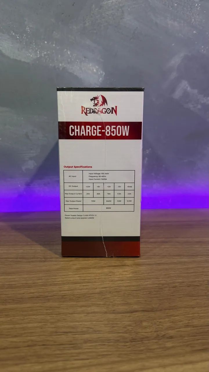 Fonte Redragon 850W 80 Plus Bronze - Foto 3