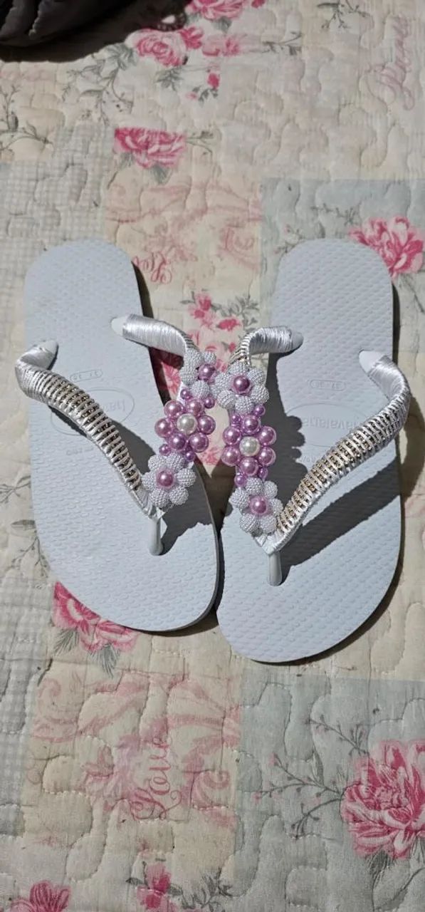 Chinelo bordado  - Foto 2