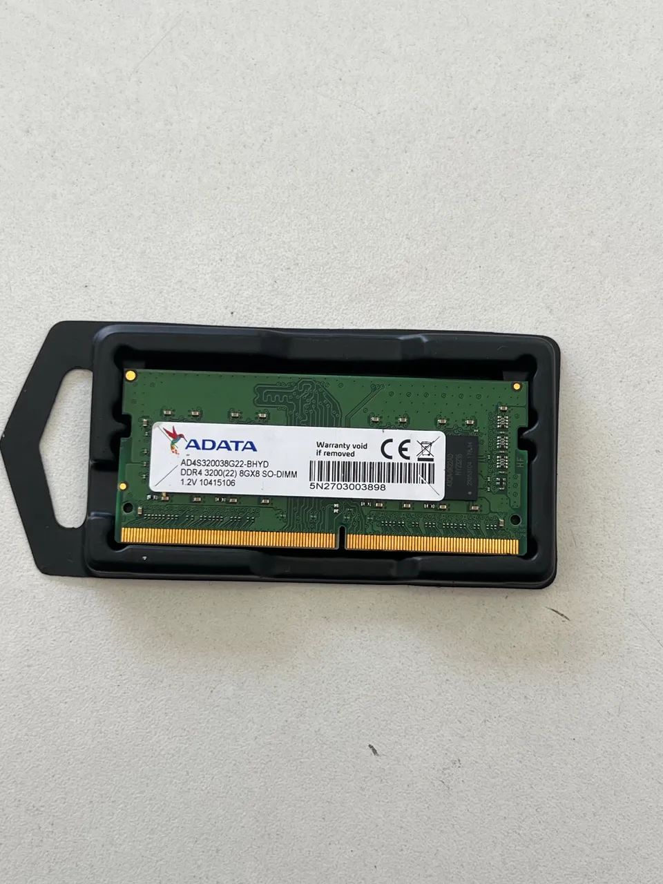 Memória ram adata ddr4 3200 8gb 