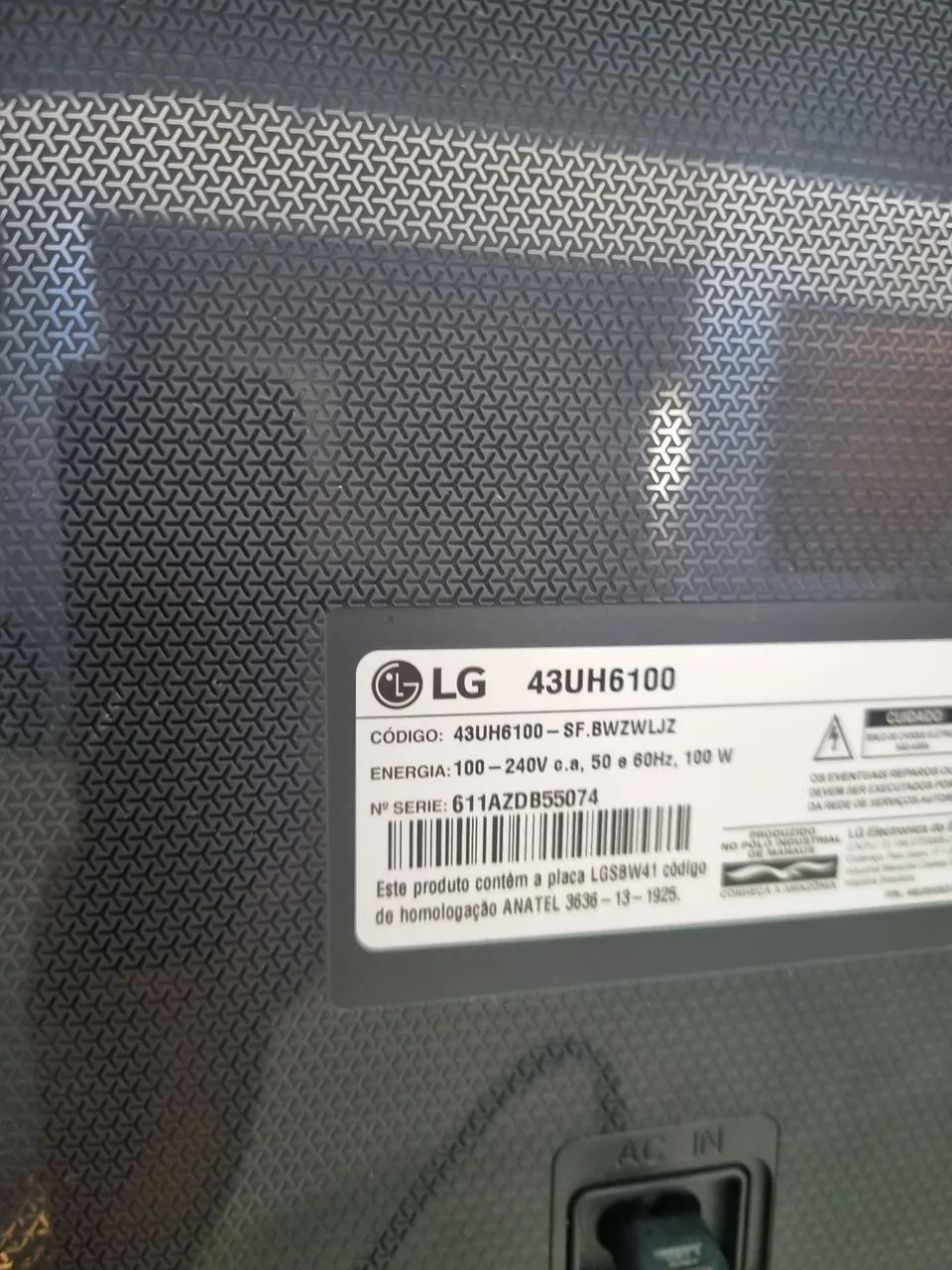 Smart TV lg 43 tela quebrada  - Foto 2