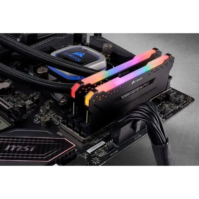 Memória DDR4 Corsair Vengeance Pro RGB 16gb 2x8gb 3600mhz