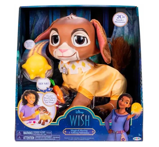 Sunny Boneco Wish Disney Valentino e Estrela O Poder dos Desejos com Luz e Sons