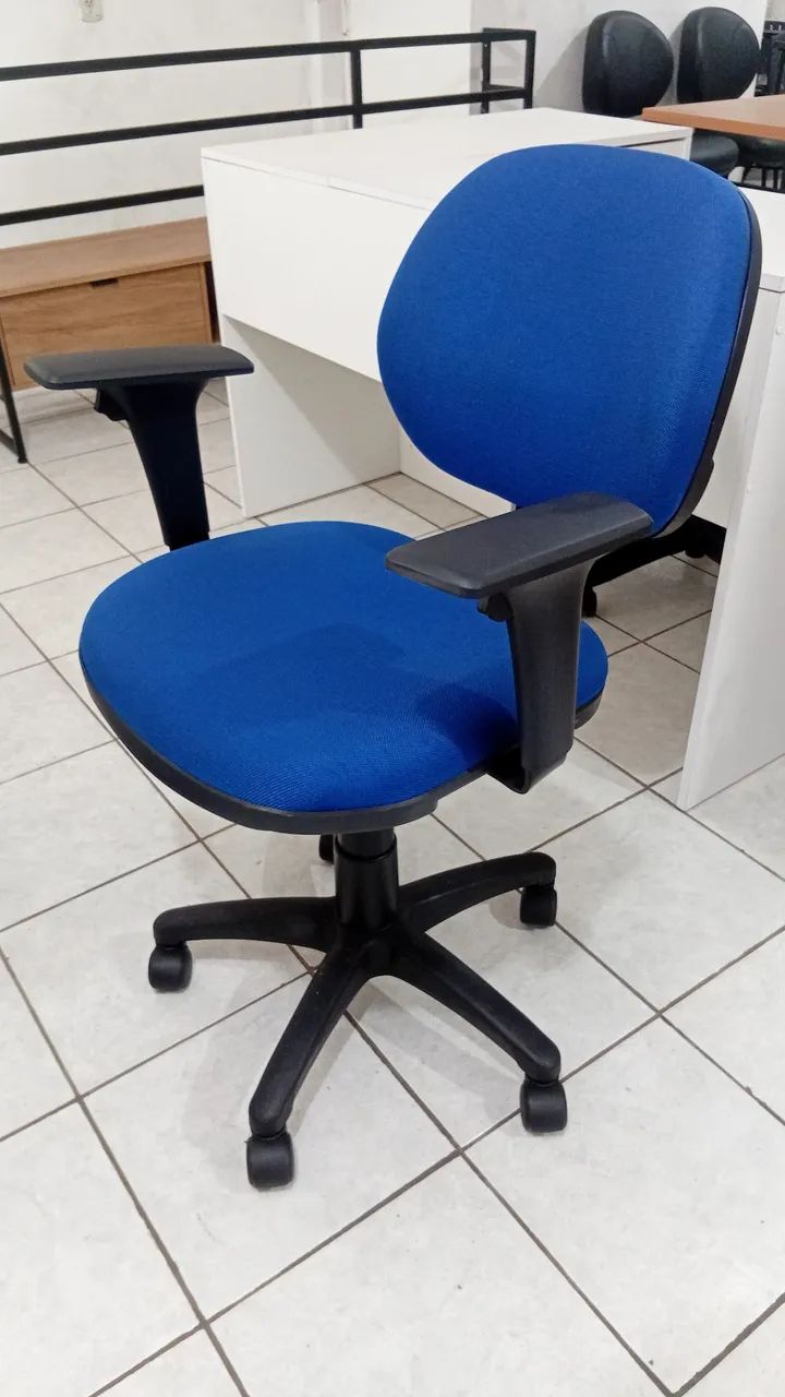 Cadeira giratória estofada   - Foto 3