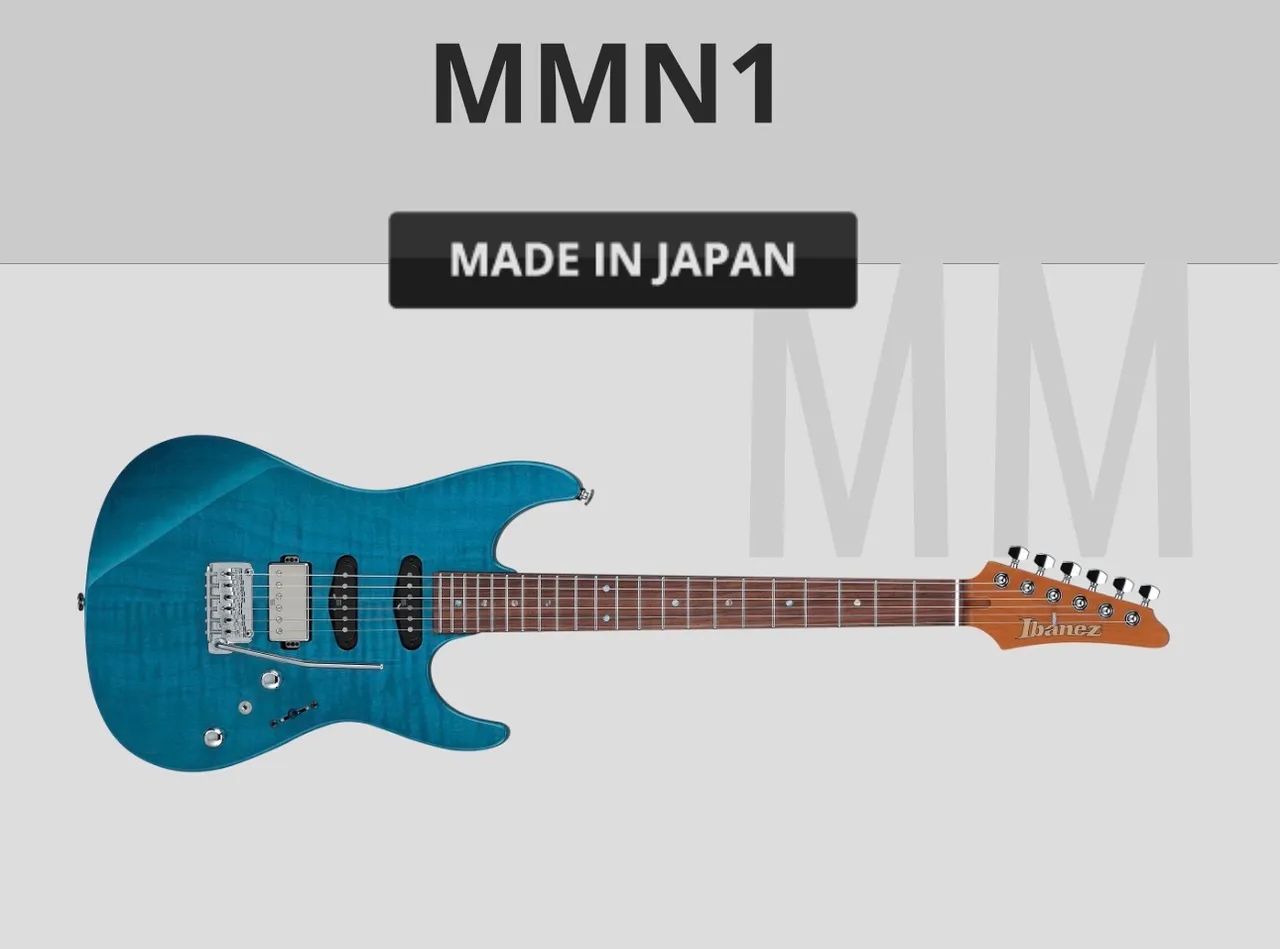 Ibanez MMN1-TAB Martin Miller Signature Aqua Blue - Foto 6