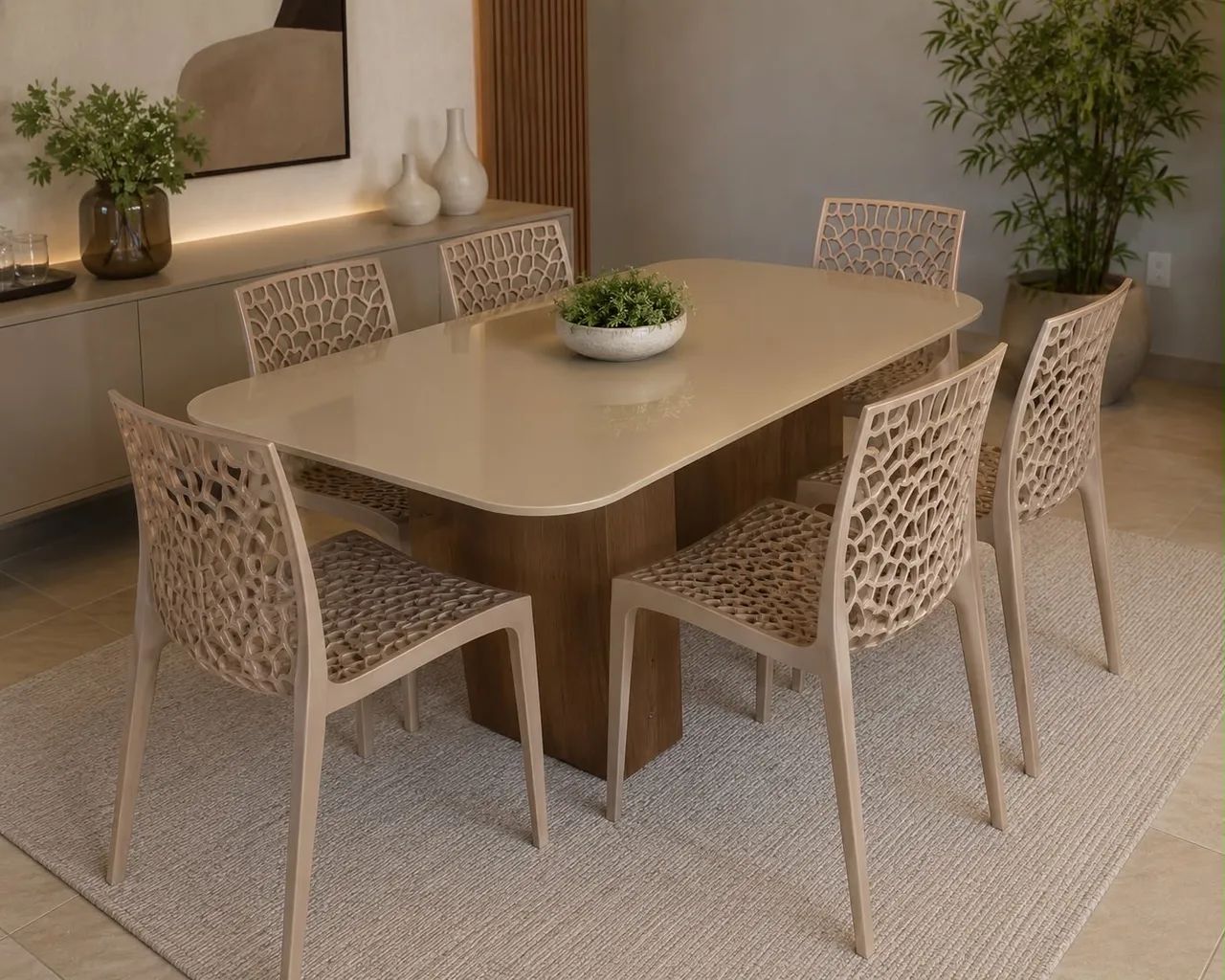CADEIRAS DE PLÁSTICO PARA MESA DE JANTAR  - Foto 2