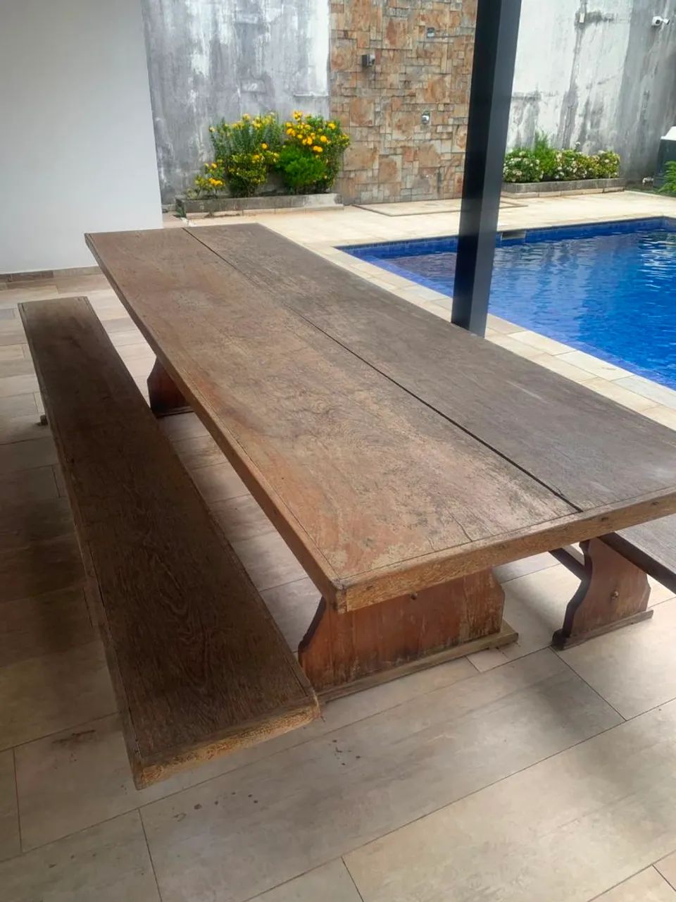 Mesa de madeira  - Foto 3