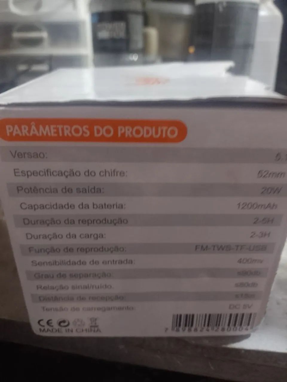 Caixa de som nova na caixa  - Foto 3