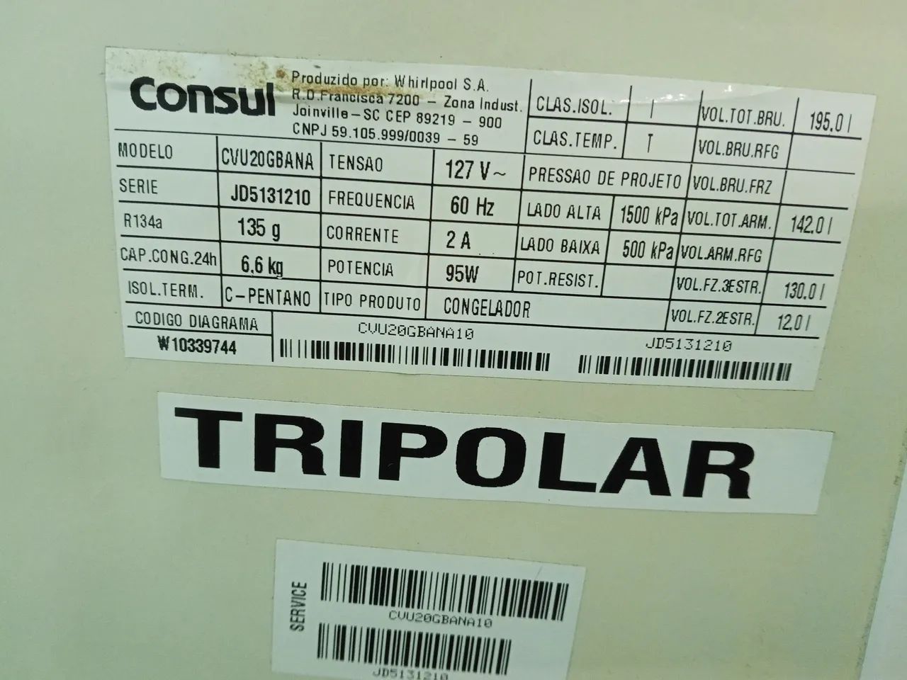 Freezers Verticais - Guarulhos, São Paulo