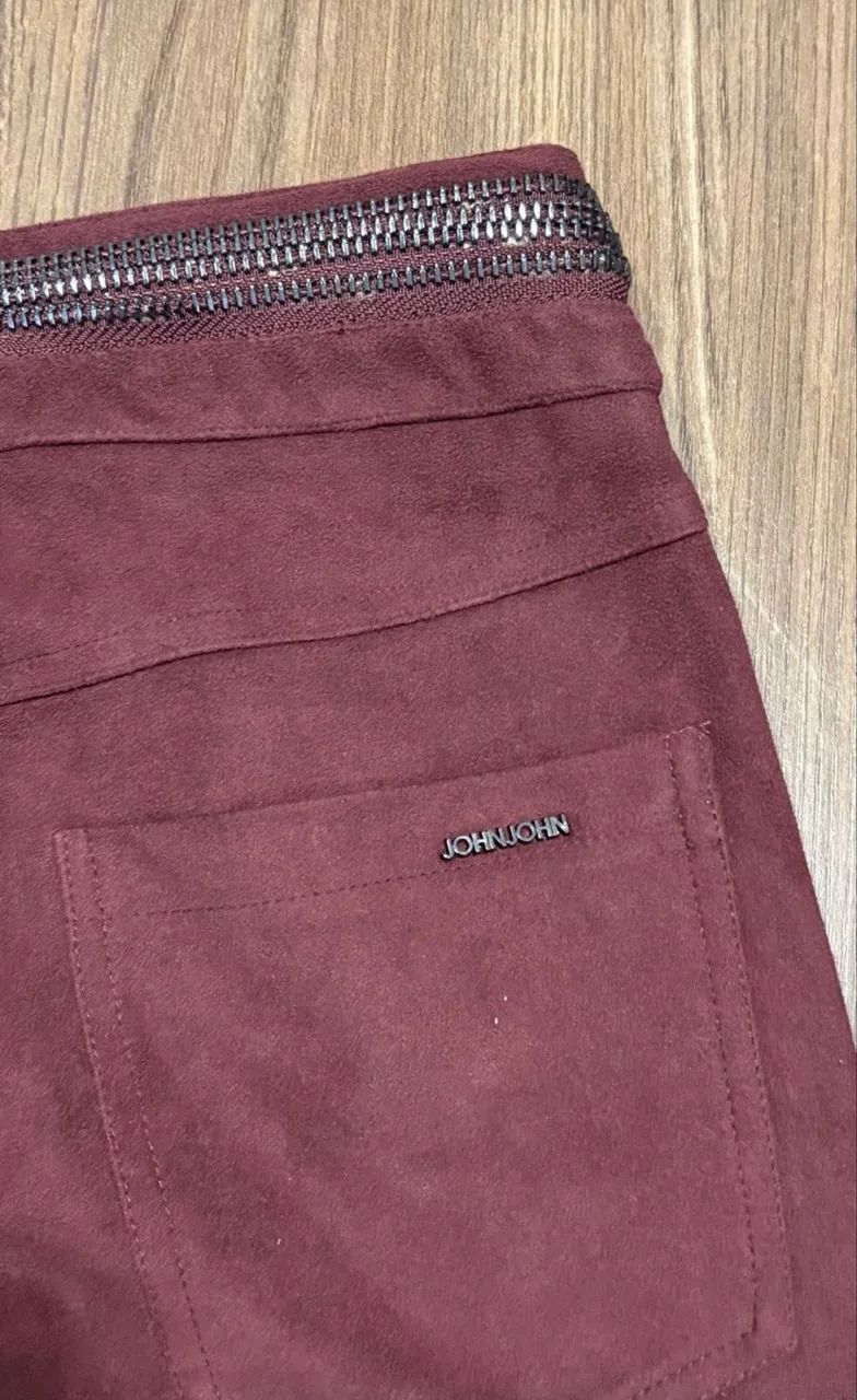 Calça Bordô John John - Foto 4
