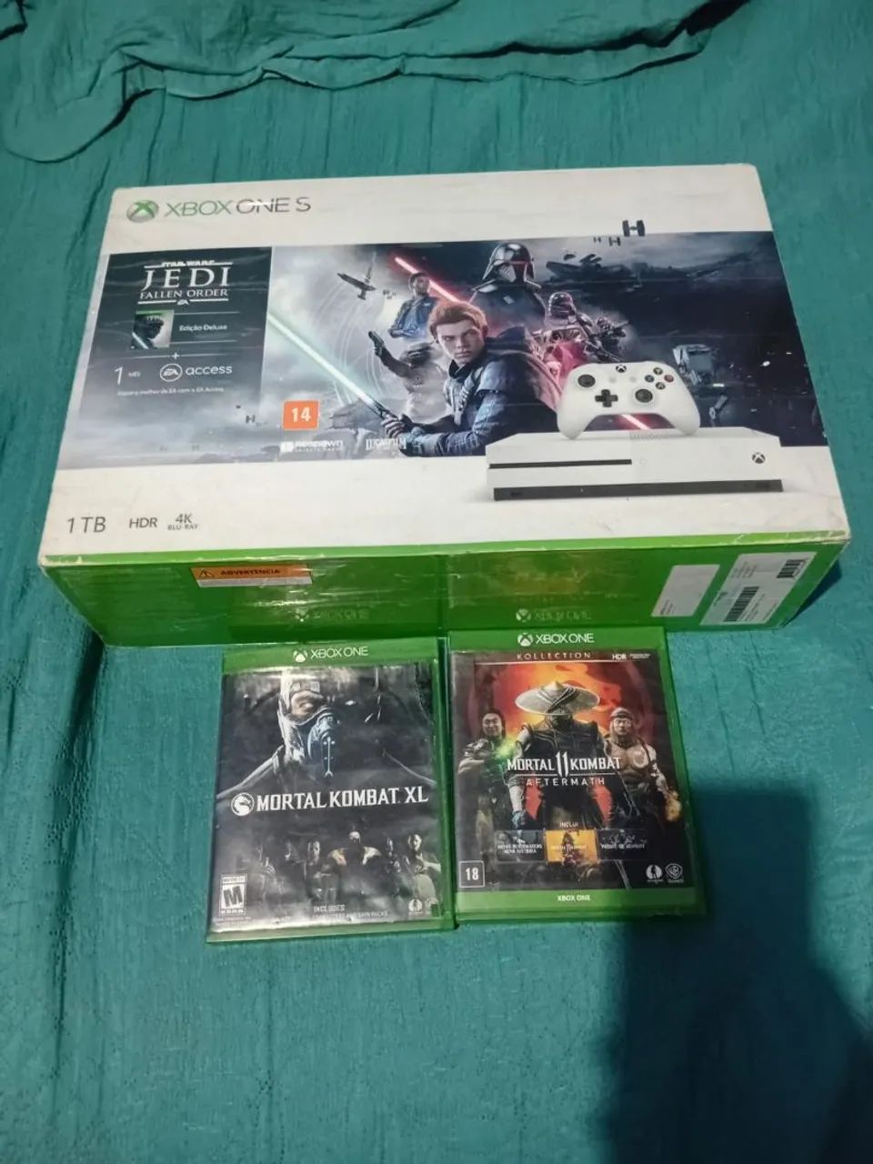 Xbox one s 1tb memória 