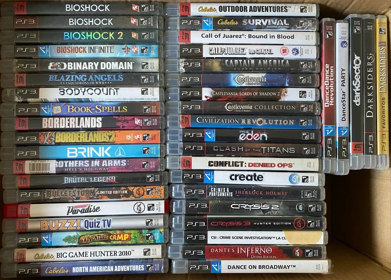 Coleção de 170 Jogos Mídias Físicas Originais de PS3 - Foto 3