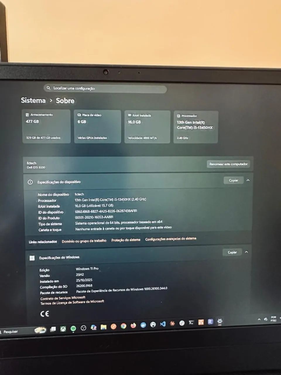 NOTEBOOK DELL G15 16G - Foto 5