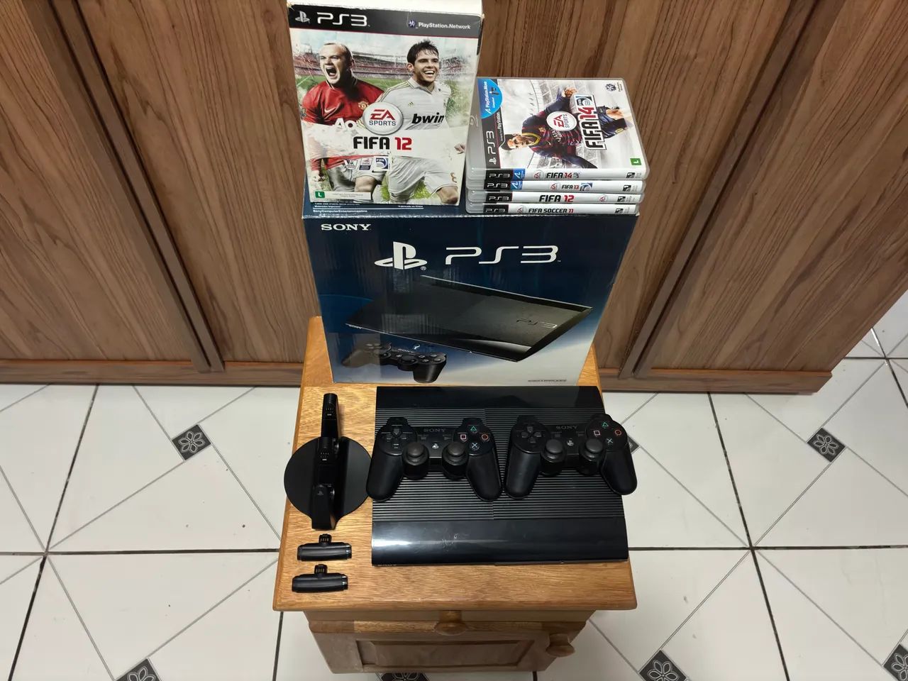 PS3 com base carregadora original - Foto 2