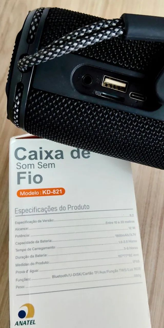 Caixa de som Kaidi KD821 - Foto 4