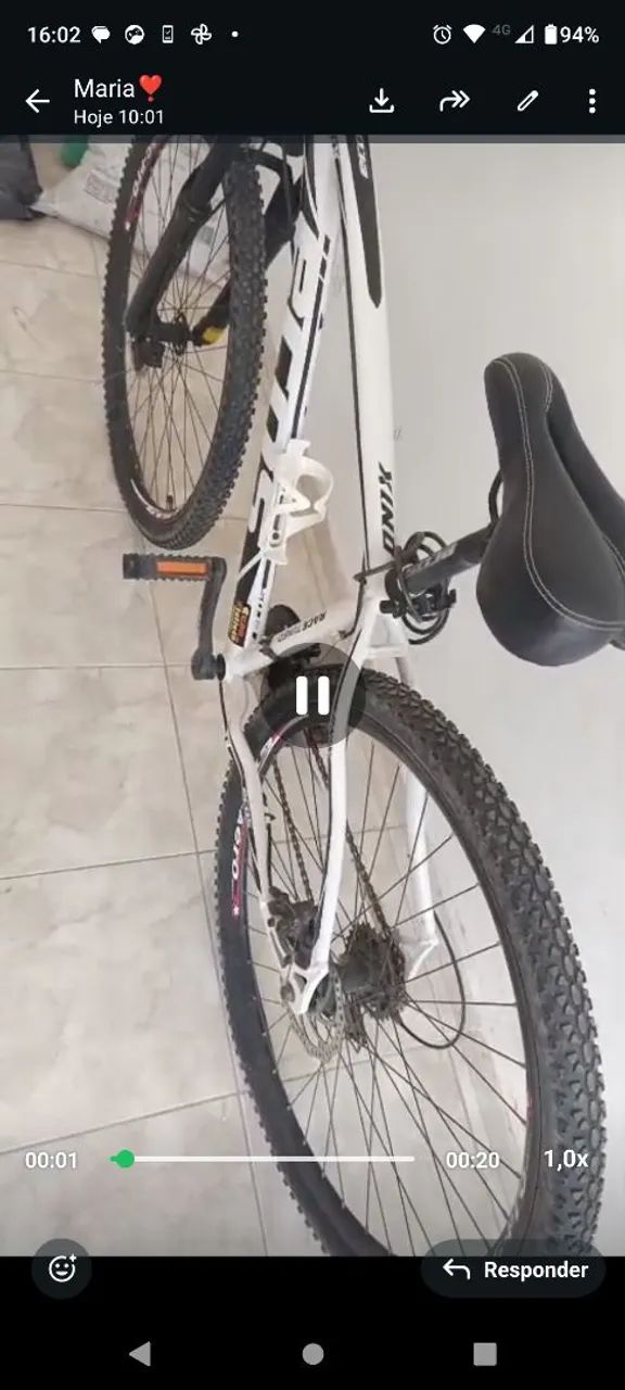 Bicicleta semi nova  - Foto 2
