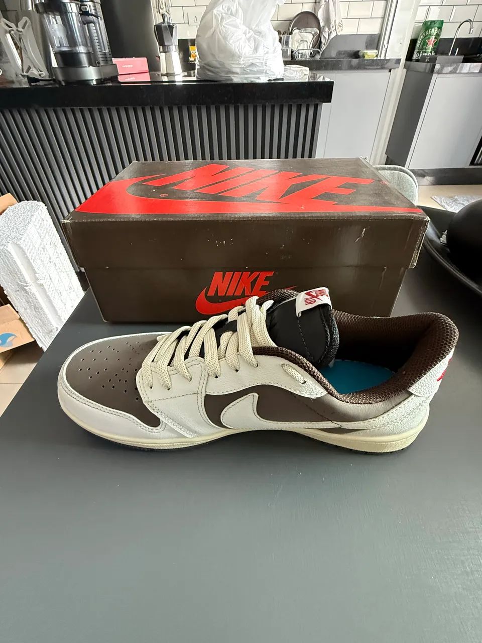 tênis nike air jordan 1 low travis scott 40 - Foto 2