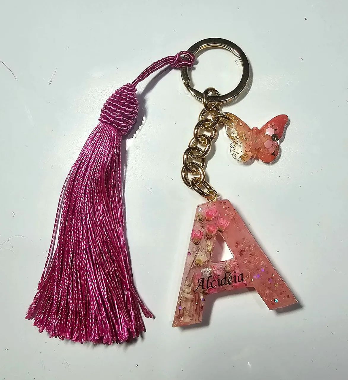 Chaveiro semijoia personalizado 