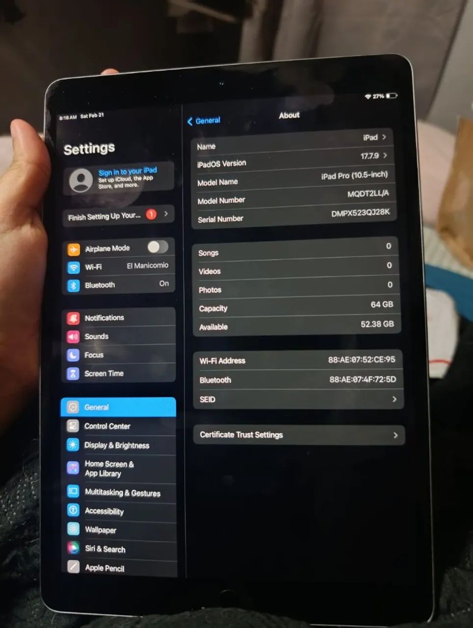 iPad pro 2 geração 64gbs