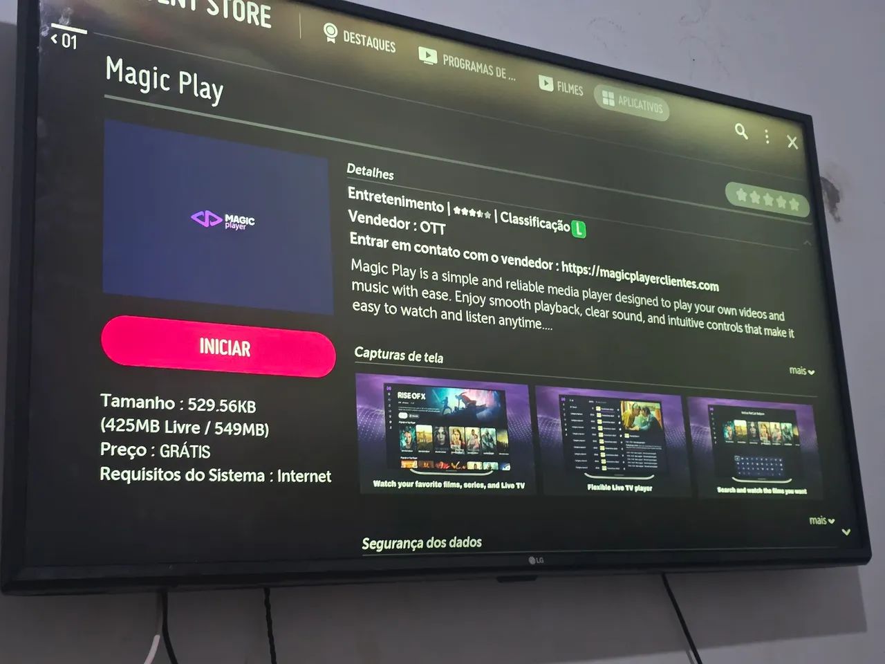 Televisão 49 polegadas smart lg - Foto 2