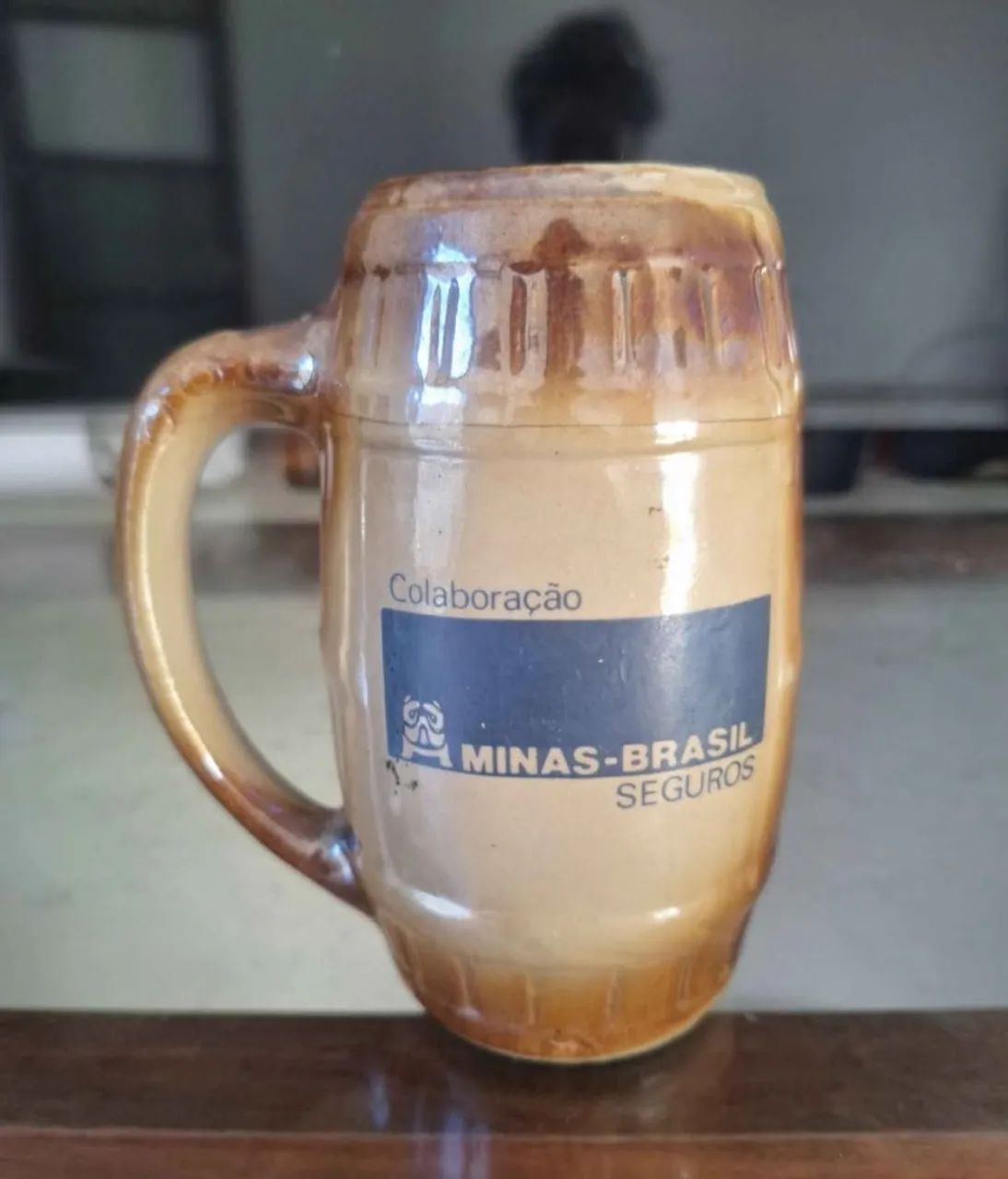 Caneca de chopp antiga vintage - Foto 2