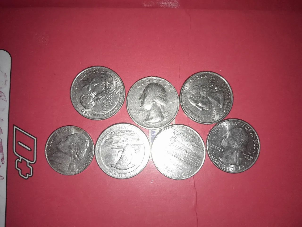 Moedas americanas 