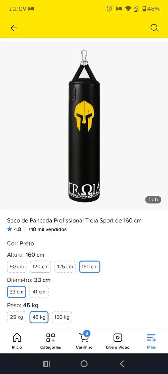 Saco de pancada 160 cm - Foto 2