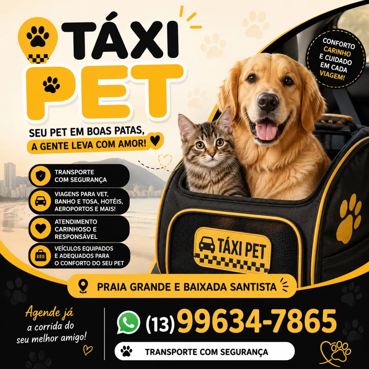Táxi Pet Baixada Santista