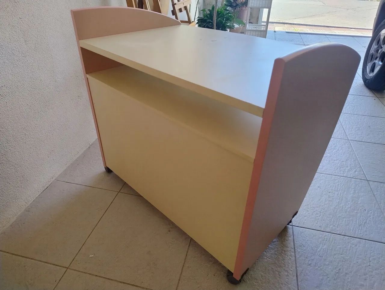 Cômoda  escrivaninha criado-mudo em MDF de 3cm robusto e resistente!  - Foto 4
