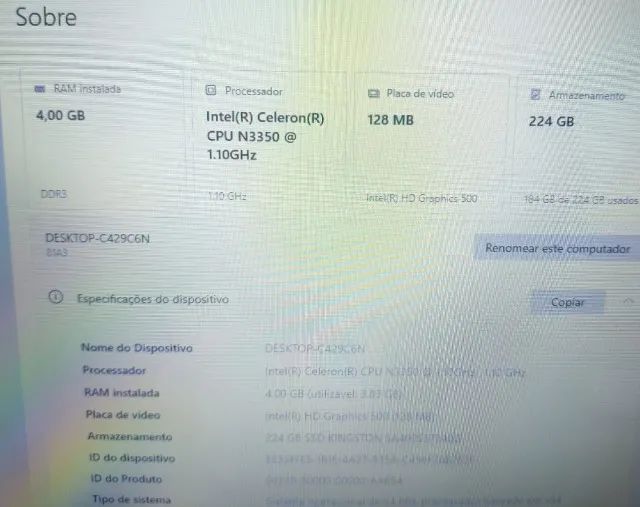 VENDO NOTEBOOK LENOVO - Foto 5