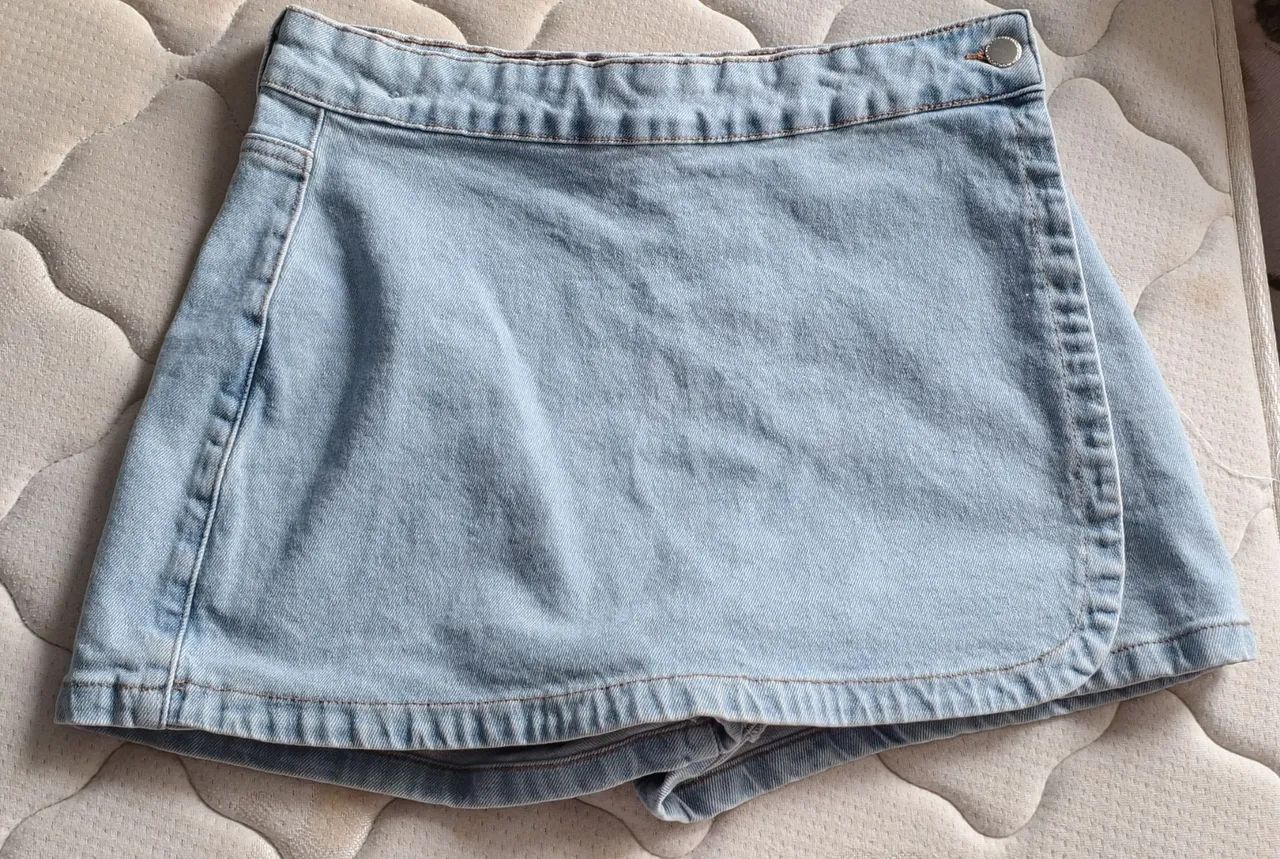 short saia jeans tam. 38