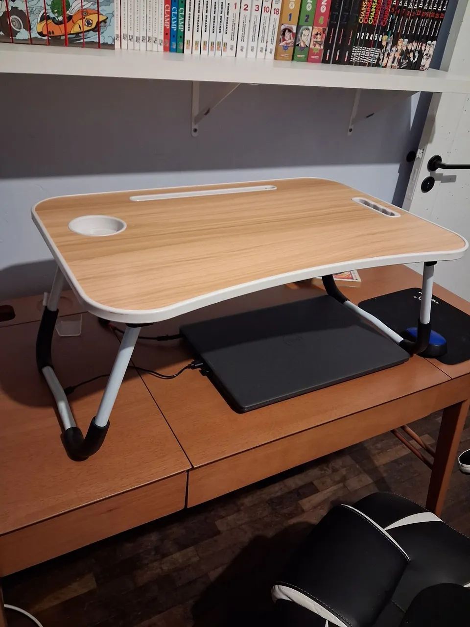 Mesa Dobrável Portátil Notebook Cama  - Foto 2