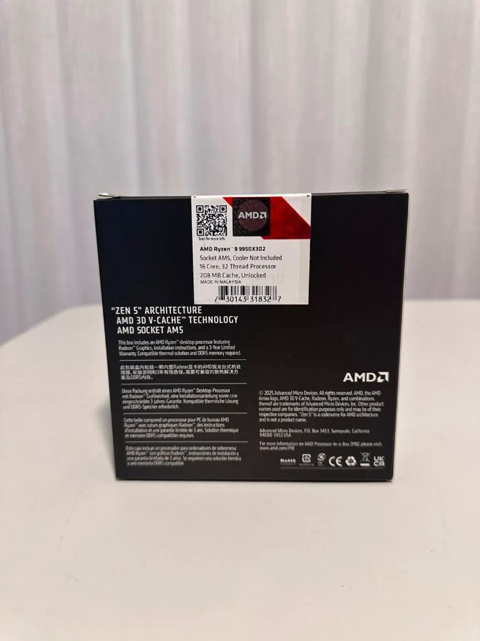 Processador AMD Ryzen 9 9950X3D2 - Foto 2