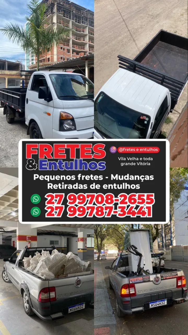 Fretes,entulhos e pequenas mudanças! 