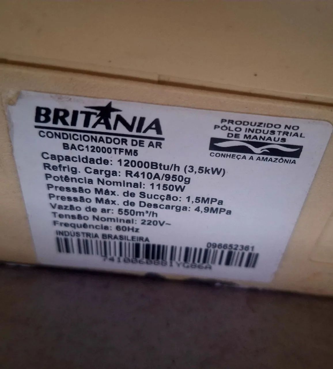 Ar condicionado Split 220V 