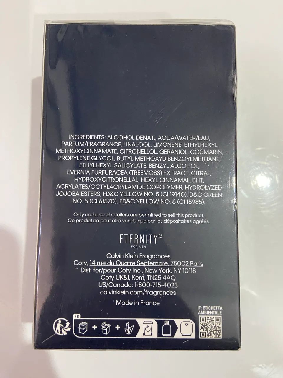 Perfume Calvin Klein Eternity Masculino Eau De Toilette 100Ml - Foto 3