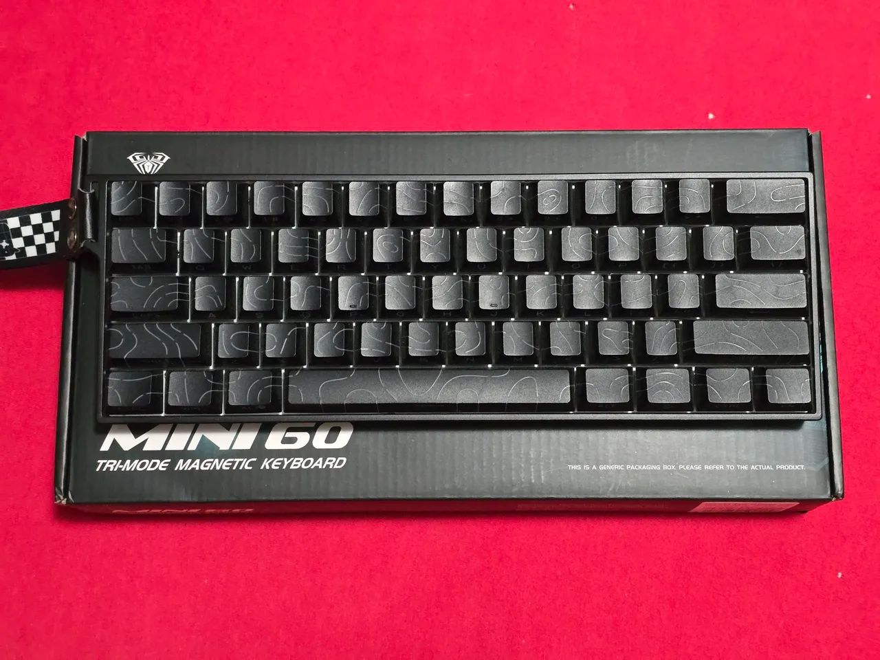 Teclado Magnético Aula Mini 60 HE MAX Black Spiritcloud Switch EUA - Foto 2